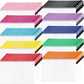 100Pack Mesh Zipper Pouch Bags, Waterproof A4 Letter Size Document Zipper Pouches for Storage, Teacher School, Toys, Puzzle, Office, 10 Colors