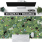 Kawaii Anime Aesthetic Black Cat Forest Plant Desk Mat, Green Sage XXL Large Extended Mouse Pad Gaming Cute Cats Desk pad, Laptop Keyboard and Mouse Mat for Women Desktop Office Decor 31.5x15.7 in