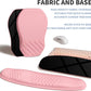 2-in-1 Ergonomic Set, Wave Keyboard Wrist Rest and Massage Slope Mouse Pad Wrist Support, Rebound Memory Foam for Relieve Carpal Tunnel Syndrome and Wrist Pain (Pink)