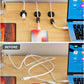 6 Pack Puretor Cord Organizer Holders - Strong Adhesive & Magnetic Desk Cable Management, Effortlessly Organize Phone Charging Cords for Home, Office, Car, Desk & Nightstand