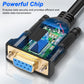 XMSJSIY USB to RS232 DB9 Serial Adapter Cable USB A Male to D-SUB 9-Pin Female Converter Cord with Gold Plated Support Winows11/10/8.1/8/7 Vista/XP and Mac OS -1.5M/4.29FT