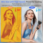 Personal Handheld Fan, Portable 3-in-1 High-Speed Turbo Fan with 5 Gear Wind, USB Mini Personal with 4000mAh Rechargeable Battery for Outdoor/Summer/Travel/Camping/Vacation Essentials Black