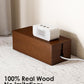 YECAYE Wooden Cable Management Box, Power Strip Cord Organizer Box, Cord Hider for Office, Living Room, Bedroom,Magnetic Lid Design, Cable Organizer for Desk, Wire Management