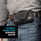 Nite Ize Clip Case Hardshell Universal Rugged Holster - Holster for Men's & Women's Belts - Utility Belt Pouch - Phone Accessories - Cell Phone Pouch - XX-Large, Black