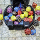 SmartDealsPro Retro Polyhedral Dice Sets with Pouches for D&D DND RPG MTG Dungeon and Dragons Table Board Roll Playing Games D4 D6 D8 D10 D% D12 D20