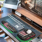 2-in-1 Ergonomic Set, Wave Keyboard Wrist Rest and Massage Slope Mouse Pad Wrist Support, Rebound Memory Foam for Relieve Carpal Tunnel Syndrome and Wrist Pain (Flag)