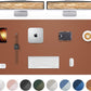 Large Leather Desk Mat - 48"x24" Office Desk Protector, Non-Slip PU Leather Mouse Pad, Waterproof Writing Pad for Office and Home (Brown)