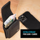 Nite Ize Clip Case Hardshell Universal Rugged Holster - Protective Phone Holder with Belt Clip - Holster for Men's & Women's Belts - Utility Belt Phone Pouch - XX-Large, Black