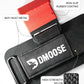 DMoose Fitness Weight Lifting Hooks (Pair) for Deadlifts, Pull Ups, Rows & Shrugs - Anti-Rip Nylon Strap Hand Grips with Thick Wrist Padding - Heavy Duty Wrist Straps for Weightlifting & Gym Workouts