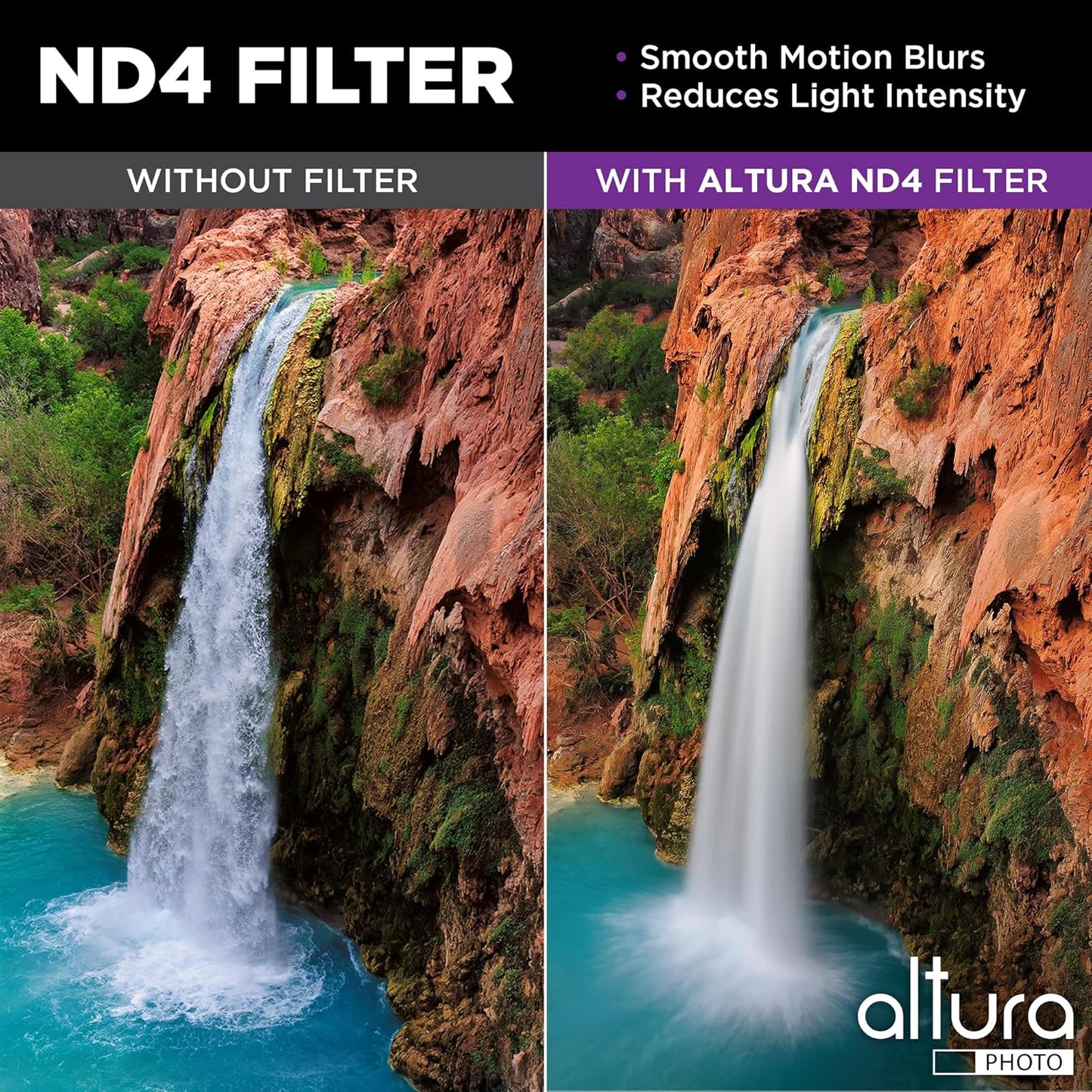Altura Photo 40.5mm Lens Filter Kit - Multi-Coated UV Protector, CPL Polarizing and ND Neutral Density Filters + Case for Camera Accessories & Lenses