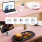 Aothia Leather Desk Pad Protector, Office Desk Mat, Large Mouse Pad, Laptop Desk Pad, Non-Slip PU Leather Desk Blotter, Waterproof Desk Writing Pad for Office and Home (Pink, 47" x 17")