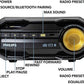 PHILIPS FX10 Bluetooth Stereo System for Home with CD Player , MP3, USB, FM Radio, Bass Reflex Speaker, 230 W, Remote Control Included
