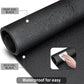 KINGFOM Desk Pad Office Desktop Protecter, PU Leather Desk Mat Blotters Organizer with Comfortable Writing Surface (47.2" x 23.6", Black)