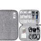 CILLA Travel Cord Organizer Case, Portable Waterproof Storage Bag for Charger, Cord, USB, Power Bank, Earphone, SD Card, Travel Essentials
