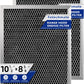 97007696 41F Grease Filter fit for B-roan Nu-tone Range Hood 8-3/4" x 10-1/2" Aluminum Mesh Charcoal Filter Compatible with Most Brand Stove Vents -2 PACKS by Fetechmate