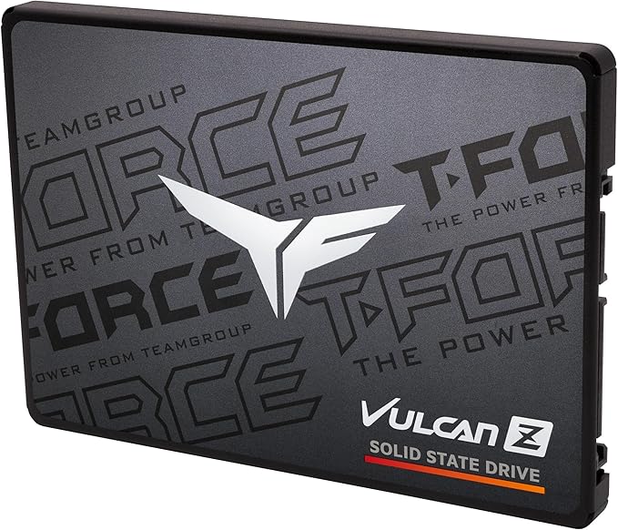TEAMGROUP T-FORCE VULCAN Z 1TB SLC Cache 3D NAND TLC 2.5 Inch SATA III Internal Solid State Drive SSD (R/W Speed up to 550/500 MB/s) T253TZ001T0C101