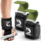 DMoose Fitness Weight Lifting Hooks (Pair) for Deadlifts, Pull Ups, Rows & Shrugs - Anti-Rip Nylon Strap Hand Grips with Thick Wrist Padding - Heavy Duty Wrist Straps for Weightlifting & Gym Workouts