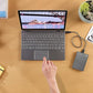 Seagate One Touch, 4TB, Password Activated Hardware encryption, Portable External Hard Drive, Portable External Hard Drive, PC, Notebook & Mac, USB 3.0, Space Gray (STKZ4000404)