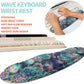 2-in-1 Ergonomic Set, Wave Rise Keyboard Wrist Rest and Massage Bulge Slope Mouse Pad Wrist Support, Cushion Memory Foam Integrated to Relieve Wrist Pain, Galaxy Mandala