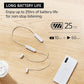 Sony WI-C100 Wireless in-Ear Bluetooth Headphones with Built-in Microphone,Blue,(Pack of 2)