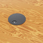 Desk Grommet 3-1/8 Inch 80mm, Zinc Alloy Computer Desk Wire Hole Cover, Office Desktop Cord Cable Hole Metal Ring, Black