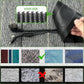 Floor Cable Covers - 20ft Oxford Fabric Cord Protector with Adhesive Hook & Loop,Waterproof Wire Storage Sleeve for Any Floor Surface,Durable Cable Management to Prevent Tripping Hazards (Black, 20ft)