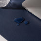 Nekmit Leather Desk Blotter Pad 36 x 20 Inches, Flat, Non-Slip, Waterproof, Blue