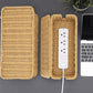 2Pack Large Cable Management Box, Handwoven Imitation Rattan Cord Organizer Cord Hider Box, Cable Organizer Box for Desk, Cord Management Box to Hide Cords and Power Strips