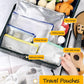 SUNEE Multisize Plastic Zipper Pouches (7 Colors, 35 Packs), Water-Resistant Zip Bag for School Office Supplies, Puzzles & Games Organizing Storage