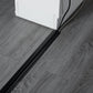 ZhiYo Cord Hider Floor 68in(4xL17in), Rigid PVC Floor Cord Cover, Hard PVC Floor Wire Cover, Floor Cable Cover for Cable Management Floor, Cable Floor Cover Black, Cord Cavity - 1in W x 0.35in H