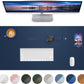 Non-Slip Desk Pad,Mouse Pad,Waterproof PU Leather Desk Protector,Ultra Thin Large Desk Blotter,Waterproof Keyboard mat for Office/Home/Decor(Midnight Blue 23.6" x 13")