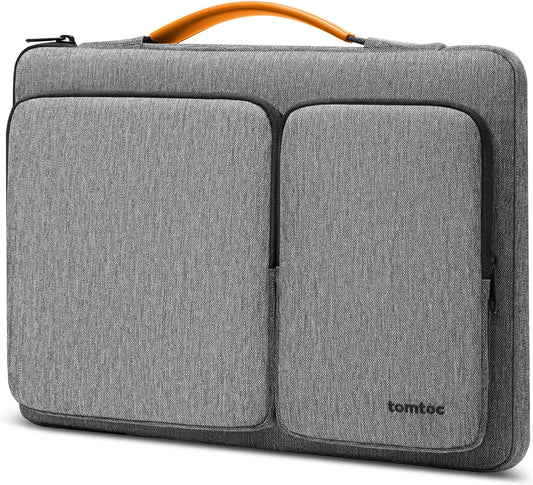 tomtoc 360 Protective Laptop Sleeve for 15-inch New MacBook Air M3/A3114 M2/A2941 2024-2023, 15 Inch Surface Laptop 6/5, Dell XPS 15 Plus, MacBook Pro (A1990 A1707), Water-resistant Accessory Bag Case