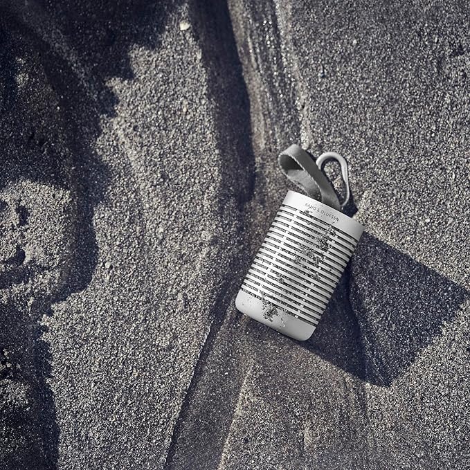 Bang & Olufsen Beosound Explore - Wireless Portable Outdoor Bluetooth Speaker, IP 67 Dustproof and Waterproof, Grey Mist