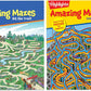 Highlights for Children Amazing Mazes Expert Maze Books for Kids Ages 6 and Up, 144 Pages, 2-Pack of Activity Books for Kids, Screen Free Fun and Challenging Mazes