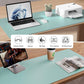 Aothia Leather Desk Pad Protector, Mouse Pad, Office Desk Mat, Non-Slip PU Leather Desk Blotter, Laptop Desk Pad, Waterproof Desk Writing Pad for Office and Home (23.6" x 13.7", Light Blue)