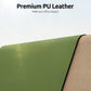YSAGi Leather Desk Protector, Office Mat, Large Mouse Pad, Non-Slip PU Leather Blotter, Laptop Desk, Waterproof Writing Pad for Office and Home (Green, 31.5" x 15.8")