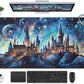 Blue Castle Desk Mat Aesthetic Cute Desk Pad, Extended Large Mouse Pad XXL Gaming Keyboard Pad, Computer Desktop Mouse Mat Full Desk Laptop Mat, Fantasy Art Office Desk Accessories 31.5" x 15.7"