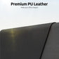 YSAGi Leather Office Desk Pad Protector, Large Mouse Pad, Non-Slip, PU Leather, Laptop Desk Blotter, Waterproof Writing Pad for Office and Home, Black, 23.6" x 13.8"