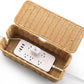Handmade Cable Management Box Brown, Imitation Rattan Cord Organizer Cord Hider Box, Cable Organizer Box for Desk, Cord Management Box to Hide Cords and Power Strip L12.5'' W5'' H5.2''