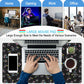 Desk Mat Cute Black Anime Sprite Gaming Mouse Pad XXL Large Extended Kawaii Laptop Keyboard Mouse Mat with Stitched Edges, Non-Slip Computer Desktop Mat for Women Office Desk Decor 31.5x15.7 in