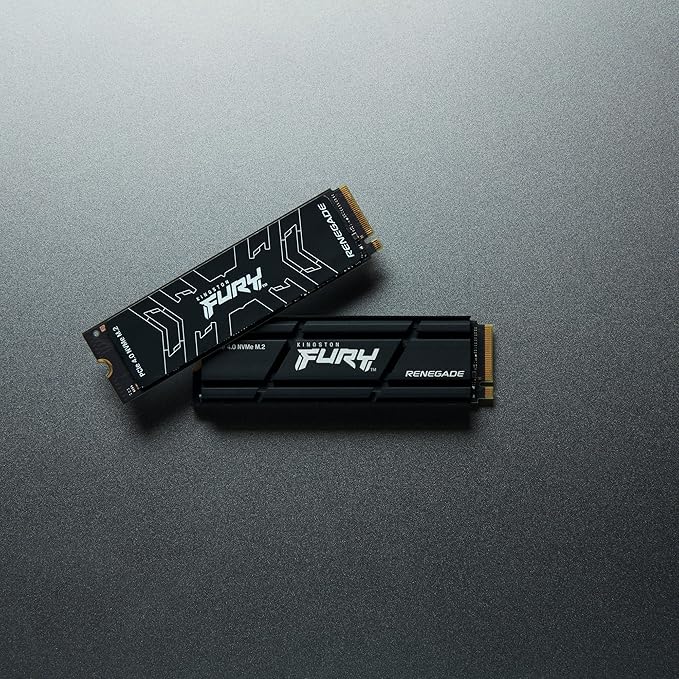 Kingston Fury Renegade 4TB PCIe Gen 4.0 NVMe M.2 Internal Gaming SSD with Heat Sink | PS5 Ready | Up to 7300MB/s | SFYRDK/4000G
