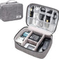 Electronics Organizer Travel Universal Cable Organizer Bag Waterproof Electronics Accessories Storage Cases for Cable, Charger, Phone, USB, SD Card, Hard Drives, Power Bank, Cords