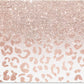ITNRSIIET Mouse Pad with Stitched Edge Premium Textured Smooth Precise Operation Waterproof Washable Non-Slip Rubber Base Desktop Protection Mat, 10.2×8.3×0.12 inches, Rose Gold Leopard Print