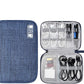 CILLA Travel Cord Organizer Case, Portable Waterproof Storage Bag for Charger, Cord, USB, Power Bank, Earphone, SD Card, Travel Essentials