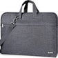 Voova Laptop Bag 15.6 Inch, Waterproof Computer Sleeve Carrying Case with Shoulder Straps & Handle Compatible with Macbook Air 15 M2/M3/M4, MacBook Pro 15/16, 15-16 Inch Hp Dell Lenovo Asus, Grey