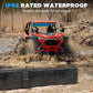 Ehaho 34" UTV Sound Bar with Subwoofer, 8-Speaker SXS SoundBar with Bluetooth and RGB Lighting, IP66 Waterproof ATV & Golf Cart Speakers, Compatible with Polaris RZR Can-Am, Fits 1"–2" Roll Cages