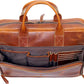 VC VINTAGE COUTURE Leather briefcase bag for men Leather Laptop Bags For Men and Women Travel Messenger Bag