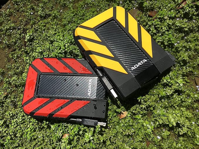 ADATA HD710 Pro - 2 TB External Hard Drive - Shockproof, Waterproof & Dustproof - Durable Storage - For Gamers, Students & Professionals - Mac, PC & Linux Compatible - Yellow - AHD710P-2TU31-CYL